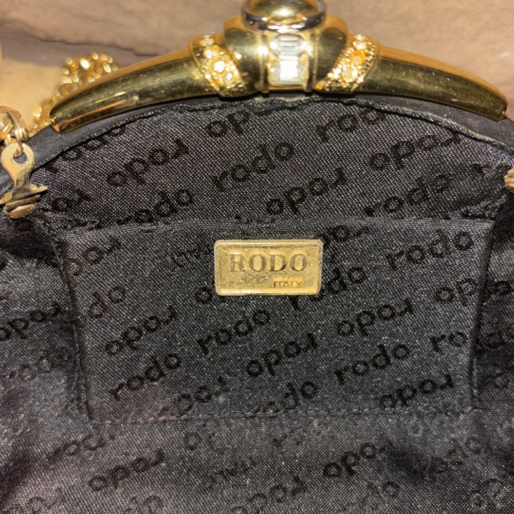 Rodo Velvet Minaudière - Black - Picture 5 of 6